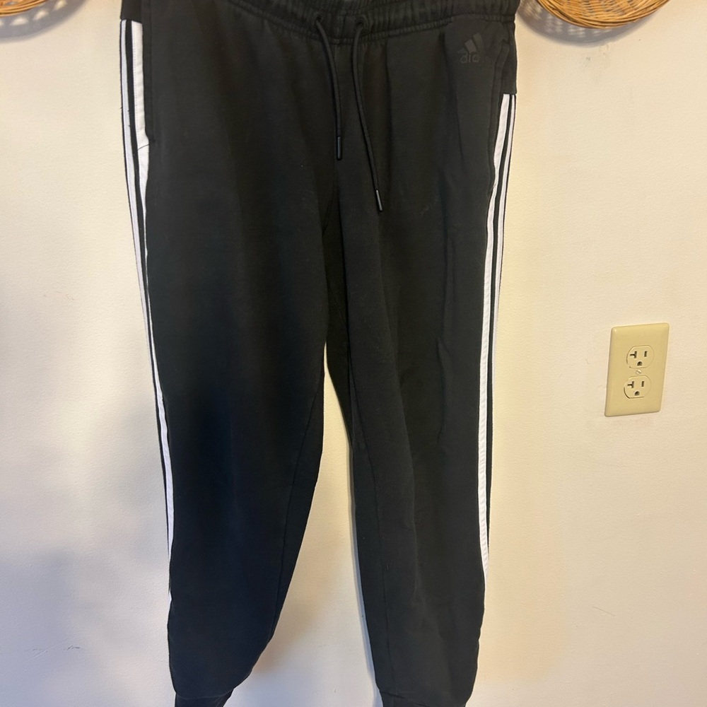 Adidas sweat pants, black, in good condition